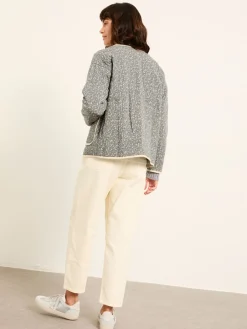 Fat Face FatFace Milly Blue Ditsy Quilted Jacket