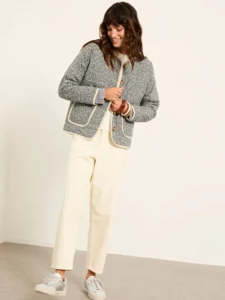 Fat Face FatFace Milly Blue Ditsy Quilted Jacket