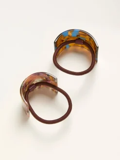 Fat Face FatFace Multi 2 Pack Resin Cuff Hair Ties Outlet