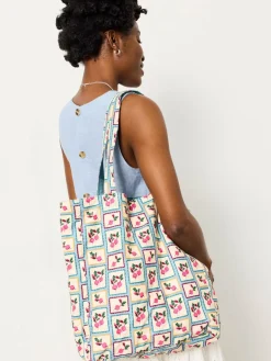 Fat Face FatFace Multi Beetroot Reversible Tote Bag