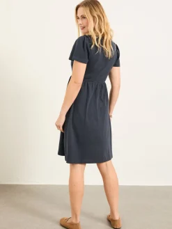 Fat Face FatFace Navy Josie Jersey Dress New