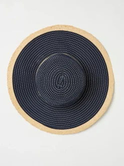 Fat Face FatFace Navy Ribbon Floppy Sun Hat