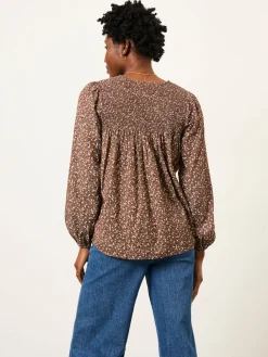 Fat Face FatFace Nessie Blouse Brown Ditsy Online