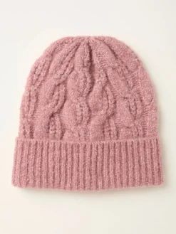 Fat Face FatFace Cable Beanie Pink Online