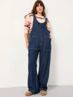 Fat Face FatFace Raffles Dungaree Blue Denim Online