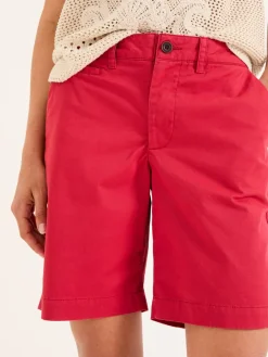 Fat Face FatFace Sandown Chino Shorts Rust Red Clearance