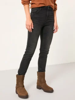 Fat Face FatFace Shenley Slim Jeans Washed Black Discount