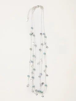 Fat Face FatFace Silver Tone Layered Necklace Sale