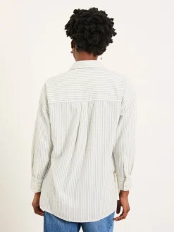 Fat Face FatFace Skyla Ivory Stripe Shirt New