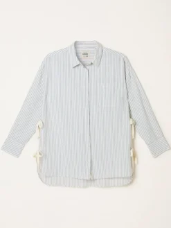 Fat Face FatFace Skyla Ivory Stripe Shirt New