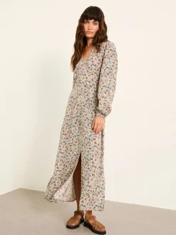 Fat Face FatFace Solene Multi Vintage Ditsy Midi Dress