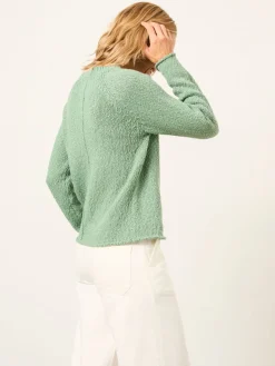 Fat Face FatFace Sophia Knitted Slub Jumper Green Outlet