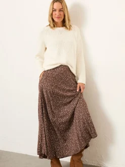 Fat Face FatFace Sophia Knitted Slub Jumper Ivory New