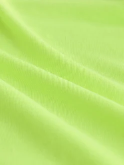 Next Active Lightweight Open Back Tank Vest Fluro Green Clearance