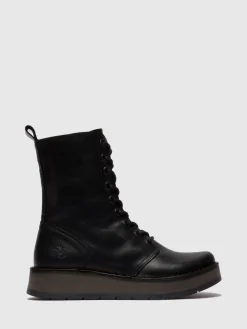 Fly London Rami Ankle Boots Black Sale
