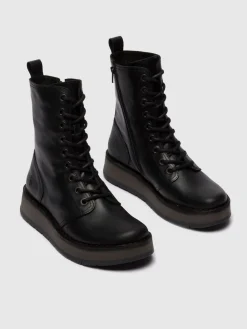 Fly London Rami Ankle Boots Black Sale