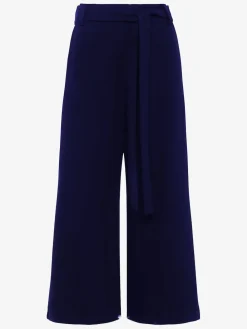 French Connection Blue Whisper Belted Culottes Clearance