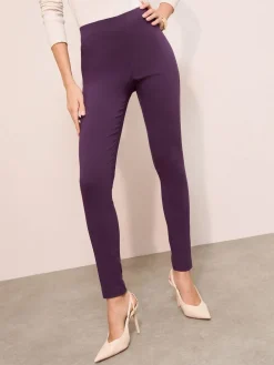 Friends Like These Sculpting Stretch Slim Trousers Berry Red Hot