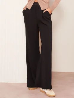 Friends Like These Black Elasticated Waist Trousers Clearance