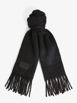 Friends Like These Cosy Brushed Blanket Scarf Black Outlet