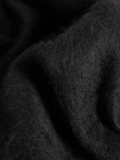 Friends Like These Cosy Brushed Blanket Scarf Black Outlet