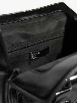 Friends Like These Padlock Pocket Bag Black Clearance