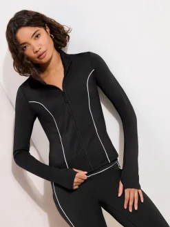 Friends Like These Black Studio Zip Through Jacket Best