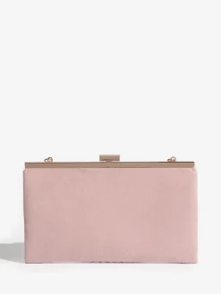 Friends Like These Blush Pink Suedette Occasion Clutch Bag New
