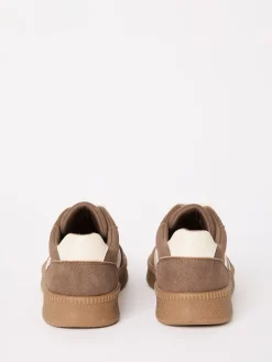 Friends Like These Brown Standard Fit Lace Up Retro Gumsole Sports Trainers Clearance