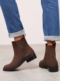 Friends Like These Comfort Chelsea Ankle Boots Chocolate Brown Best