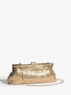 Friends Like These Chain Mail Clutch Gold Best
