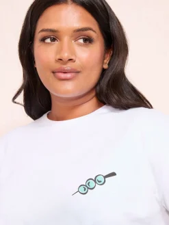 Friends Like These Green Curve Stripe Martini Short Sleeve Pyjamas Hot