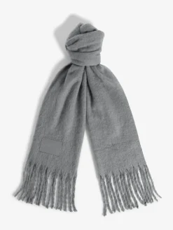 Friends Like These Cosy Brushed Blanket Scarf Grey New