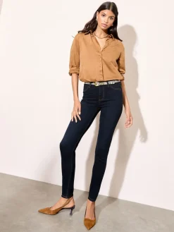 Friends Like These High Waisted Jeggings Inky Blue Sale