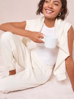 Friends Like These Premium Jogger Pyjama Bottoms Ivory Online