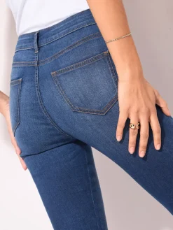 Friends Like These High Waisted Jeggings Mid Blue Outlet