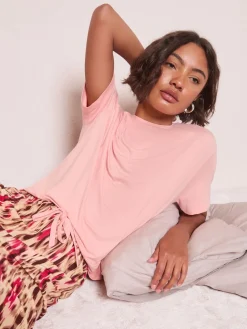 Friends Like These Short Sleeve Pyjamas Pink Animal Online