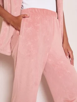 Friends Like These Pink Bow Embossed Pyjama Bottoms Sale