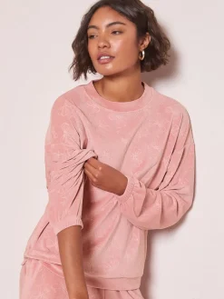 Friends Like These Pink Bow Embossed Long Sleeve Pyjamas Outlet