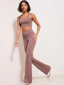 Friends Like These Studio Yoga Flare Leggings Pink Best
