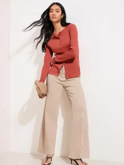 Friends Like These Rust Brown Cardigan Best