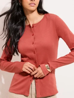 Friends Like These Rust Brown Cardigan Best