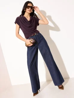 Friends Like These Wine Cowl Neck Top Best