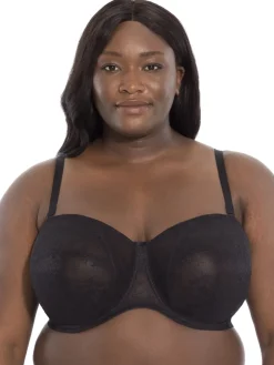 Goddess Black Verity Underwire Strapless Bra