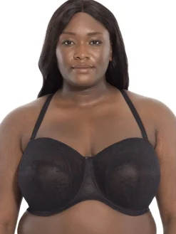 Goddess Black Verity Underwire Strapless Bra