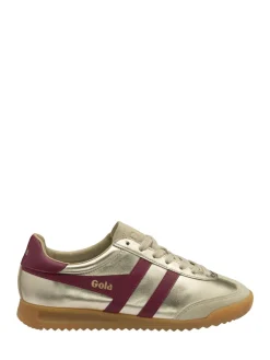 Gola Gold Womens Torpedo Glimmer Trainers Clearance
