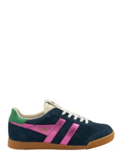 Gola Womens Elan Glitz Trainers Navy Fuschia Emerald Best