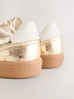 Next Gold Lace-Up Trainers Best