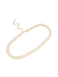 Next Chain Belt Gold Tone Pearl Bead Best