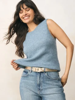 Next Regular Statement Buckle Leather Belt Gold Tone Clearance